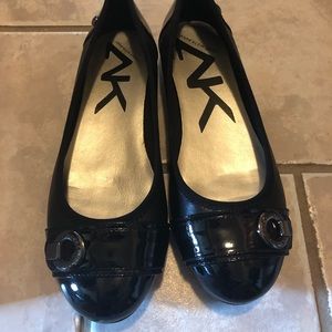 Anne Klein Black Flats